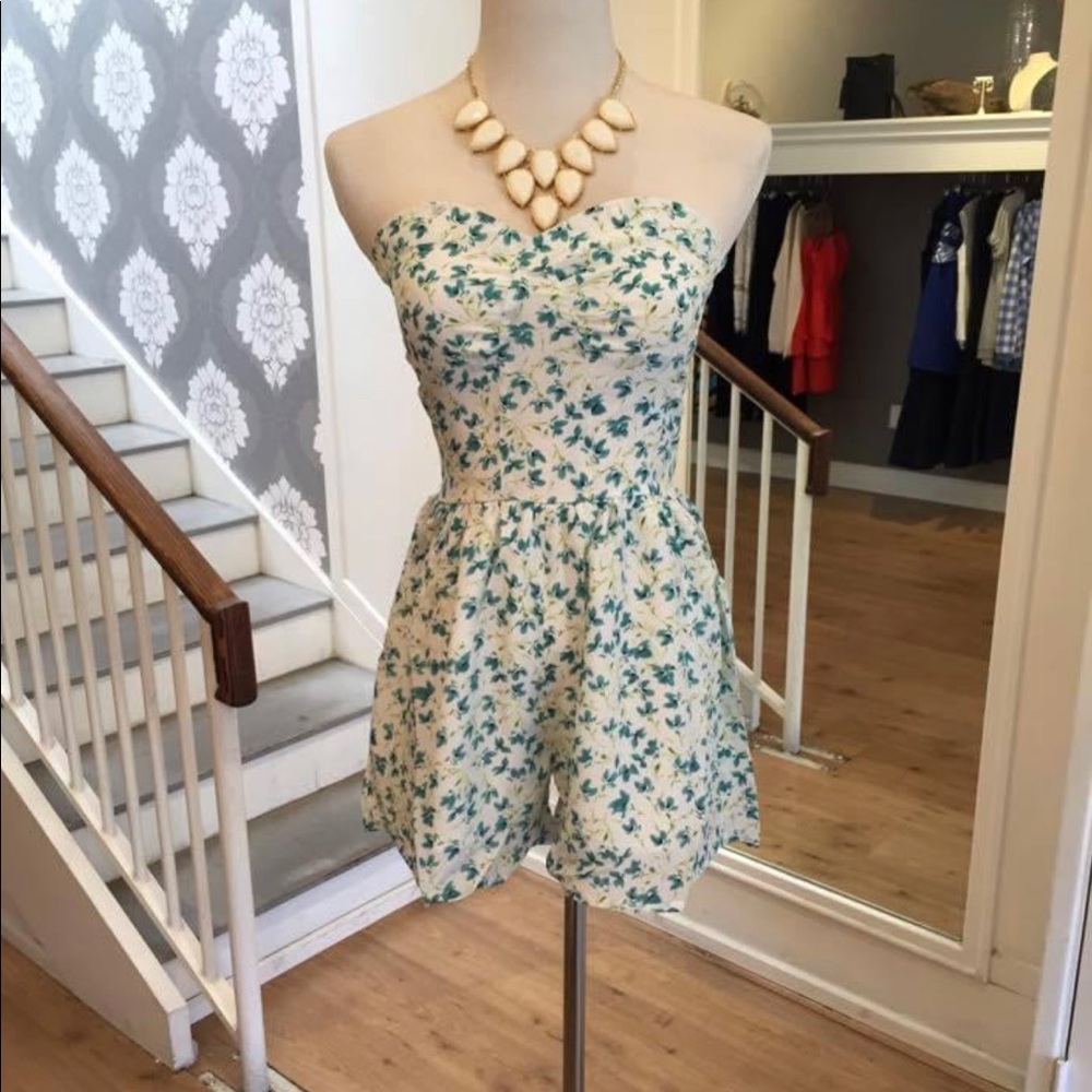 Rieley strapless romper